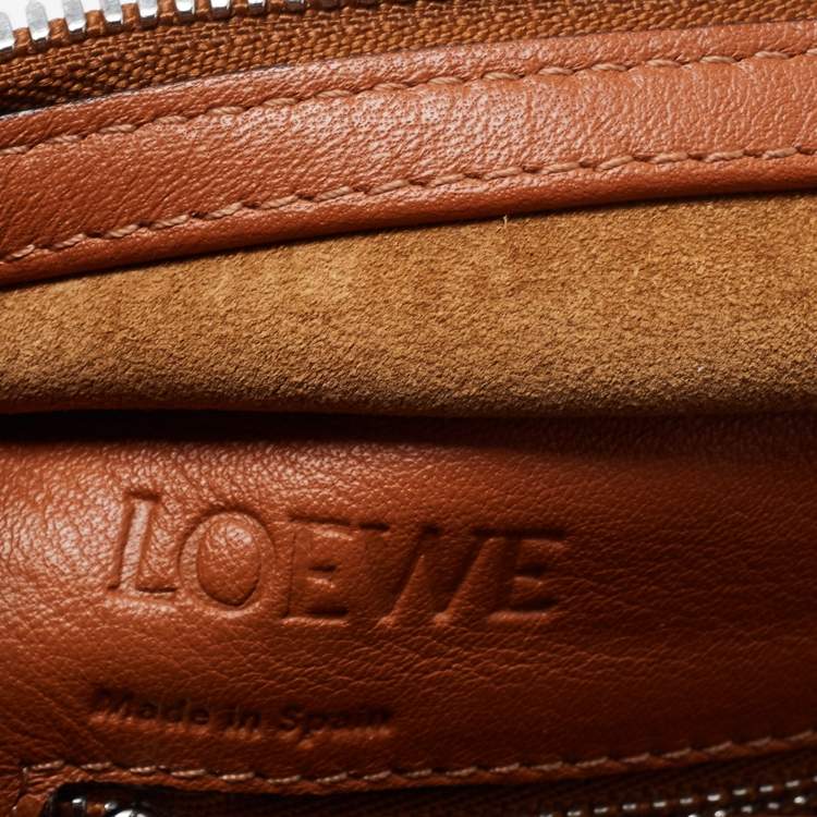 Pre Owned Loewe Brown Leather Amazona 23 Satchel