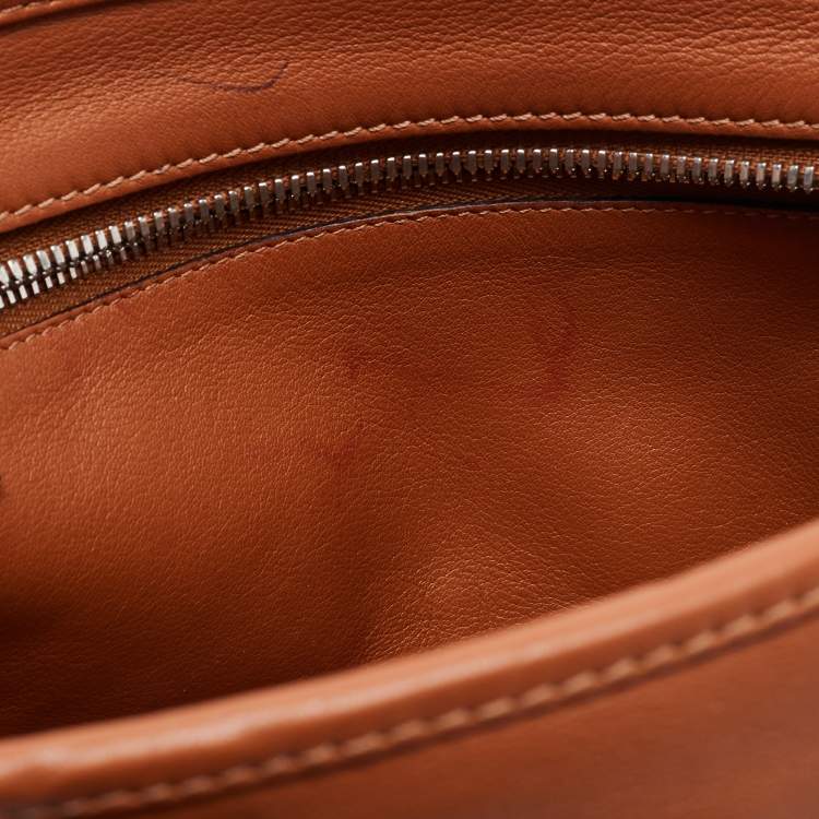 Pre Owned Loewe Brown Leather Amazona 23 Satchel