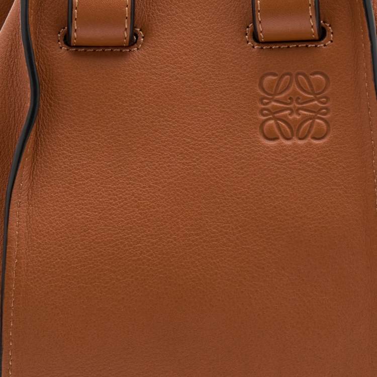 Pre Owned Loewe Brown Leather Small Hammock Shoulder Bag