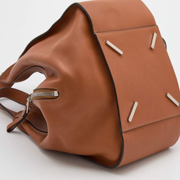 Pre Owned Loewe Brown Leather Small Hammock Shoulder Bag