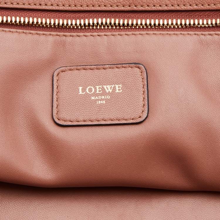 Pre Owned Loewe Multicolor Leather Amazona Satchel