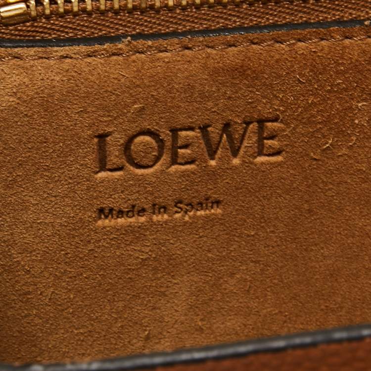 Pre Owned Loewe Brown Leather Large Gate Shoulder Bag
