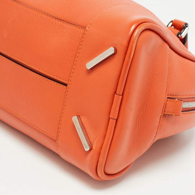 Pre Owned Loewe Orange Leather Amazona 23 Bag