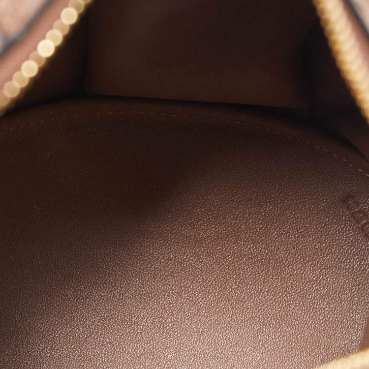 Pre Owned Loewe Brown Snakeskin Leather Elephant Shoulder Bag