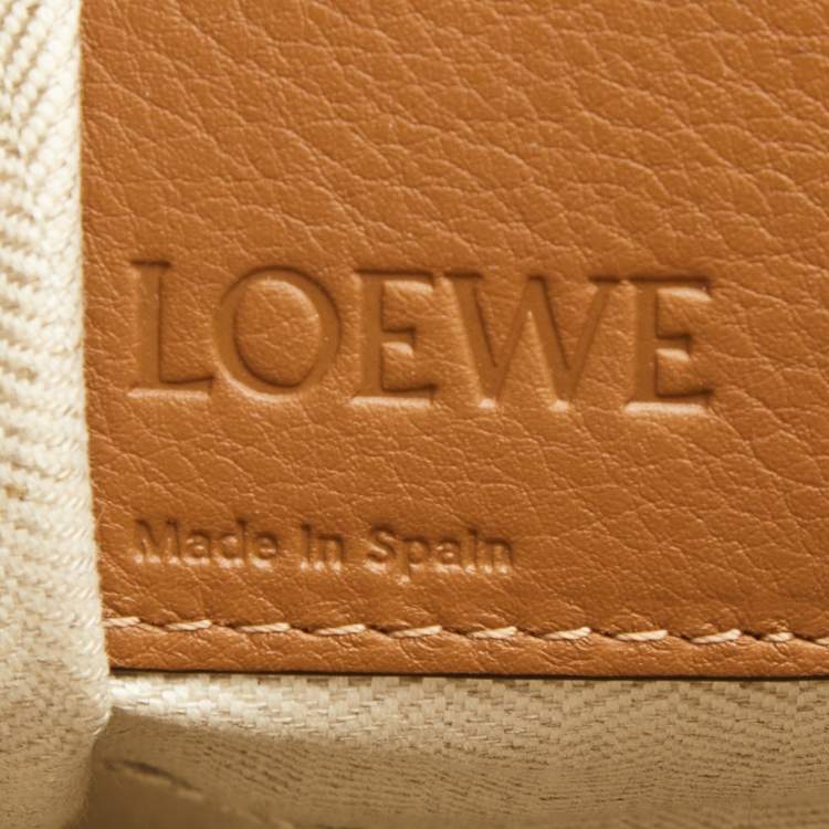 Pre Owned Loewe Tricolor Leather Small Hammock Shoulder Bag
