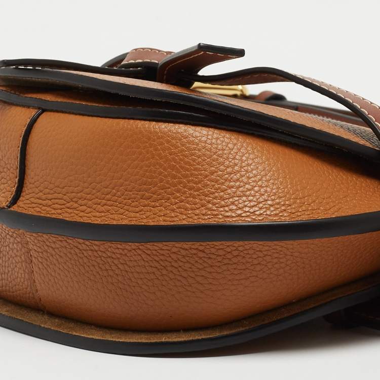 Pre Owned Loewe Brown Leather Gate Belt Bag