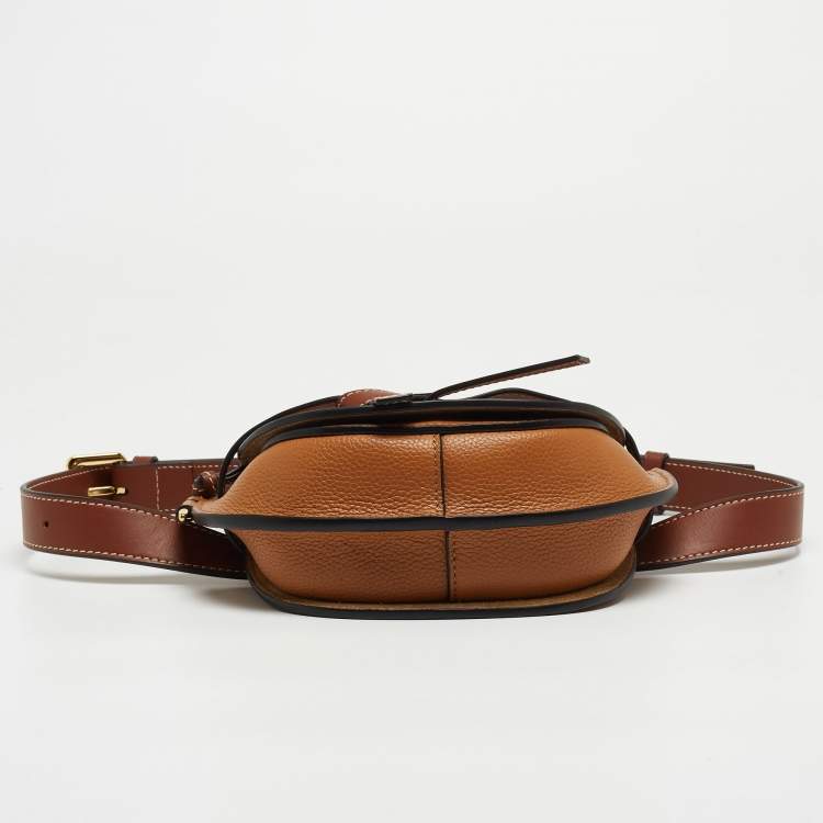 Pre Owned Loewe Brown Leather Gate Belt Bag