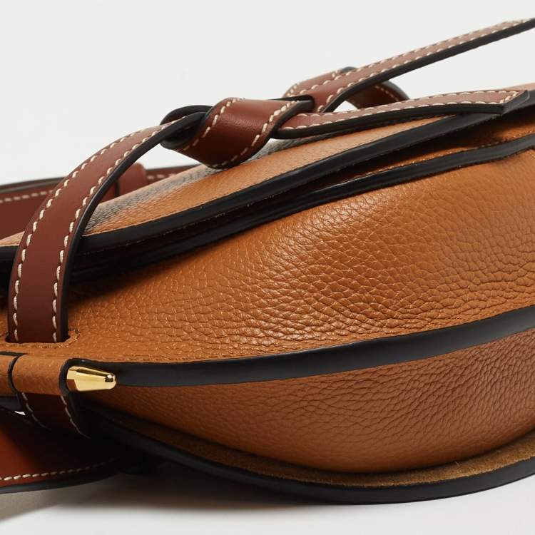 Pre Owned Loewe Brown Leather Gate Belt Bag
