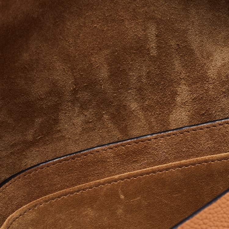 Pre Owned Loewe Tan Leather Gate Shoulder Bag