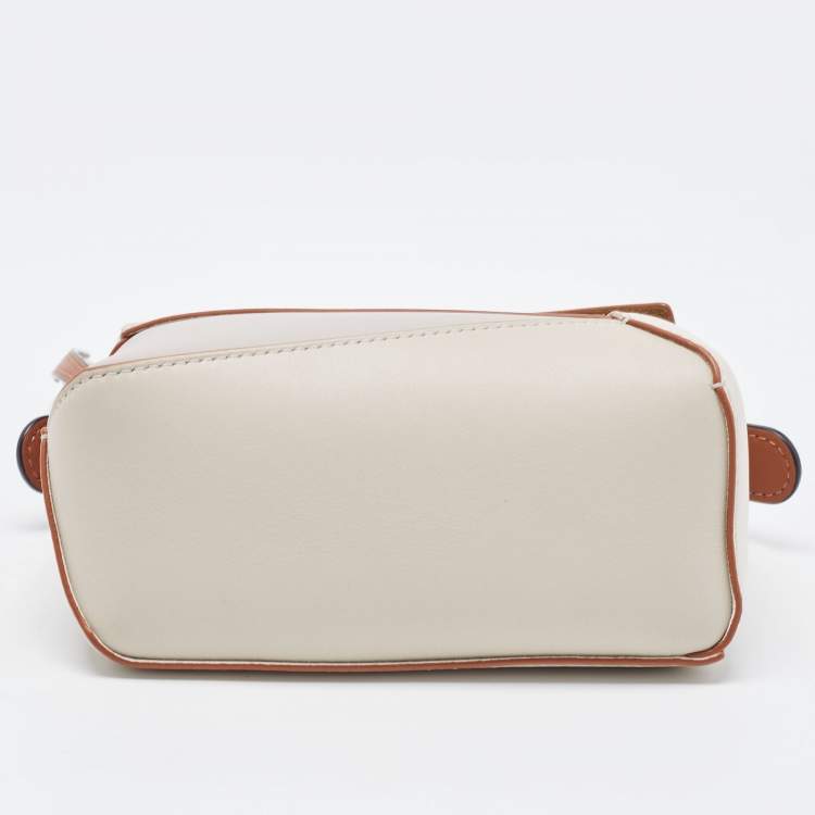 Pre Owned Loewe Multicolor Leather Mini Puzzle Shoulder Bag