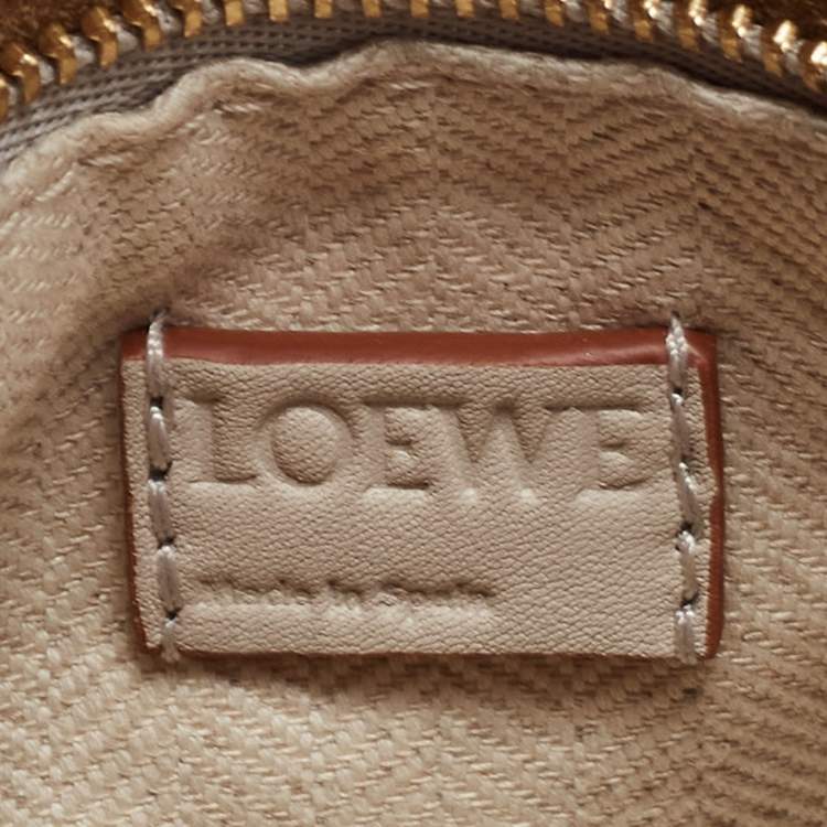 Pre Owned Loewe Multicolor Leather Mini Puzzle Shoulder Bag