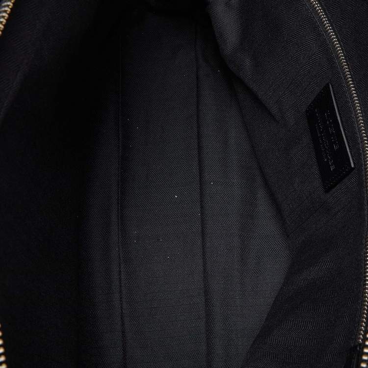 Pre Owned Loewe X Junya Watanabe Multicolour Denim and Leather Amazona Briefcase