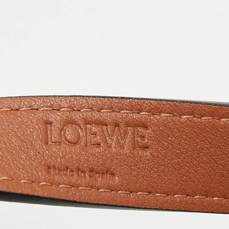Pre Owned Loewe Grey Felt And Leather Elephant Tote