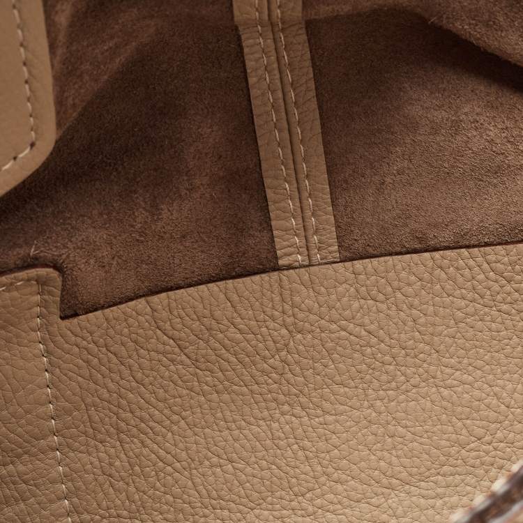 Pre Owned Loewe Beige Leather Special Edition Shoulder Bag