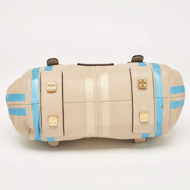 Pre Owned Loewe Beige Leather Special Edition Shoulder Bag