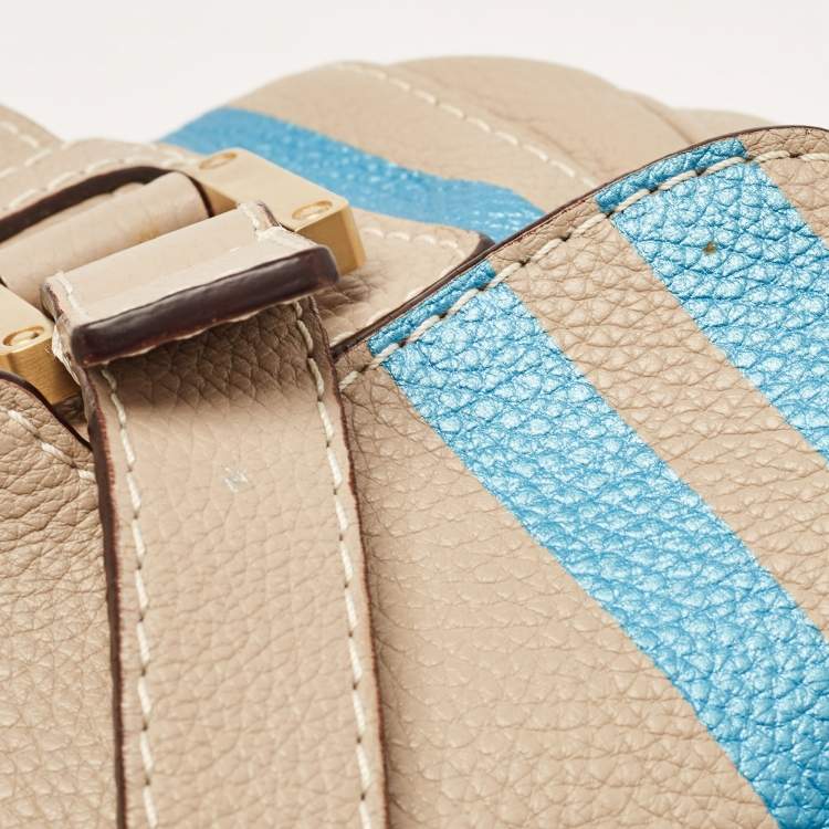 Pre Owned Loewe Beige Leather Special Edition Shoulder Bag