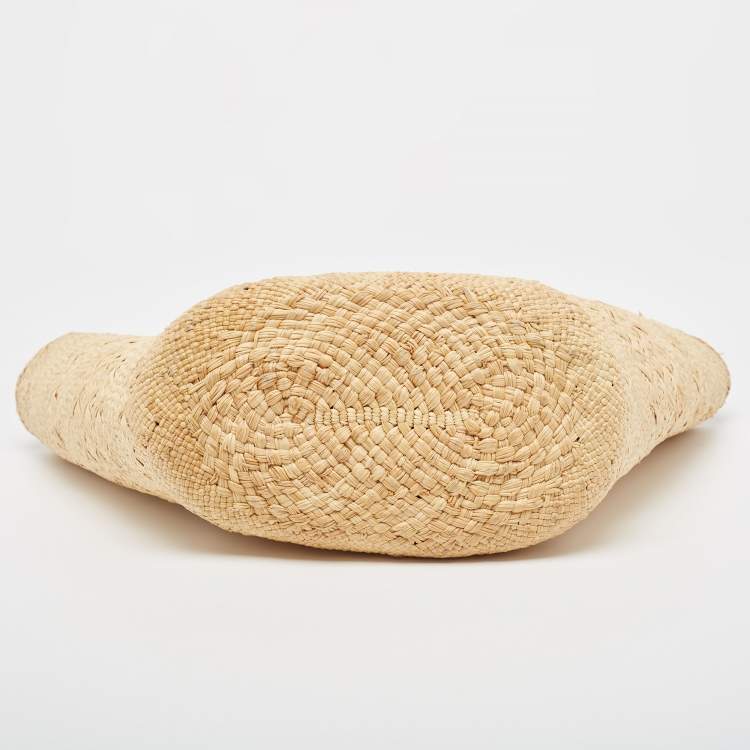 Pre Owned Loewe Beige Raffia Eco-Friendly Tote 