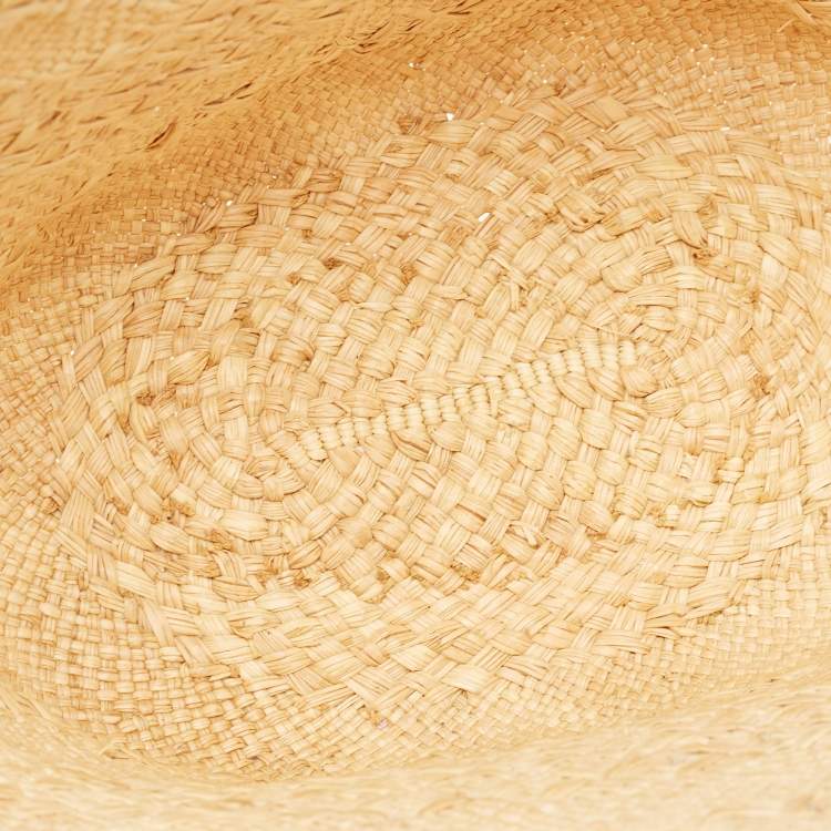 Pre Owned Loewe Beige Raffia Eco-Friendly Tote 