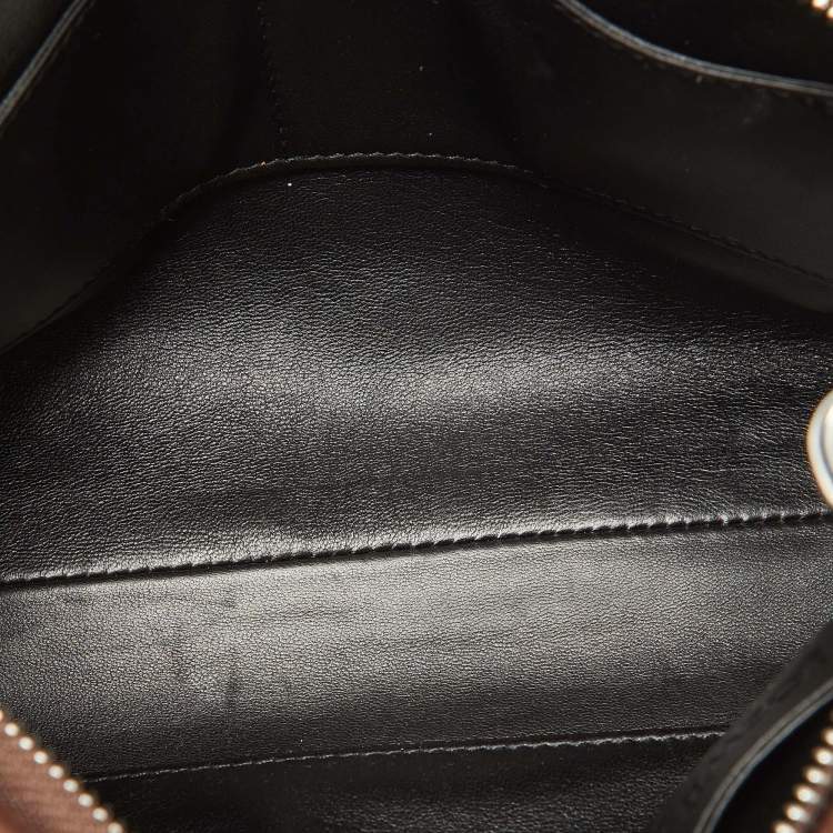 Pre Owned Loewe Brown Python and Leather Missy Crossbody Bag