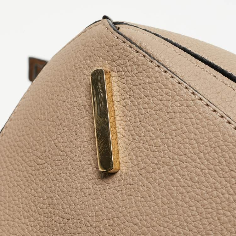 Pre Owned Loewe Brown Leather Medium Puzzle Shoulder Bag