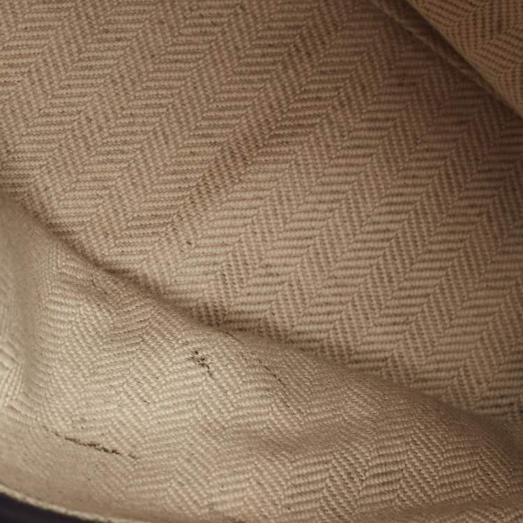 Pre Owned Loewe Blue Leather Small Puzzle Shoulder Bag