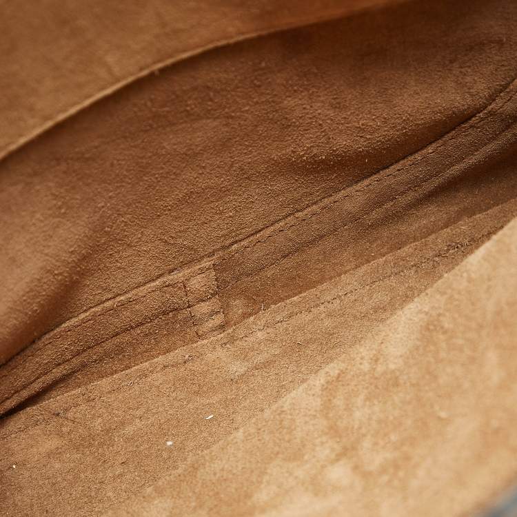 Pre Owned Loewe Brown/Black Leather Gate Tote