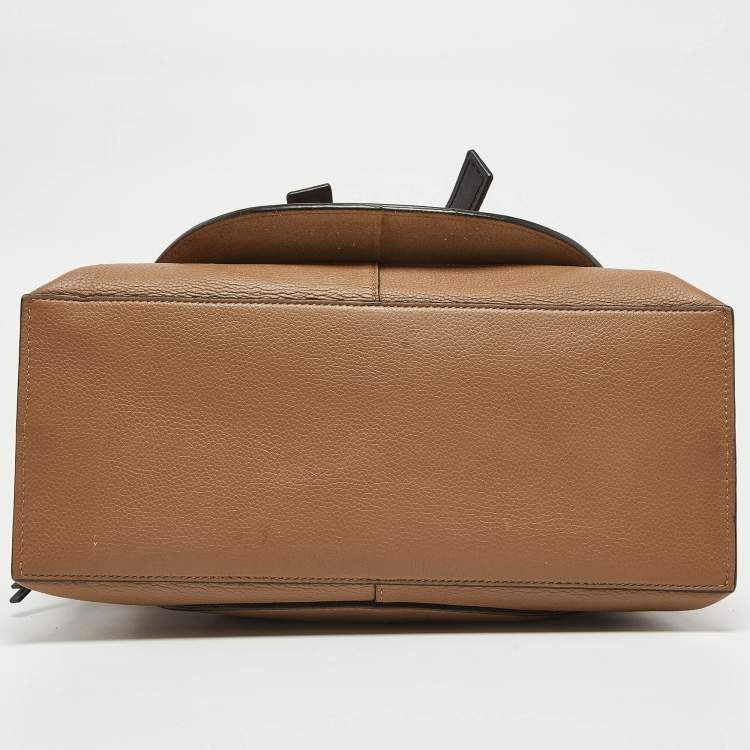 Pre Owned Loewe Brown/Black Leather Gate Tote