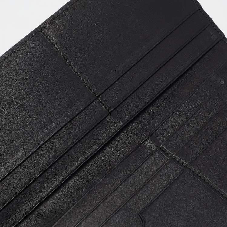 Pre Owned Loewe Brown/Beige Leather Puzzle Long Bifold Wallet