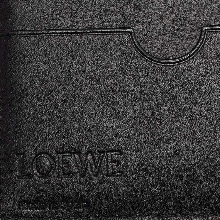 Pre Owned Loewe Brown/Beige Leather Puzzle Long Bifold Wallet