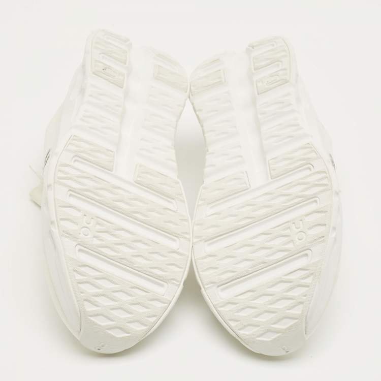 Pre Owned Loewe x On Cloudtilt Off White Fabric Running Sneakers Size 38