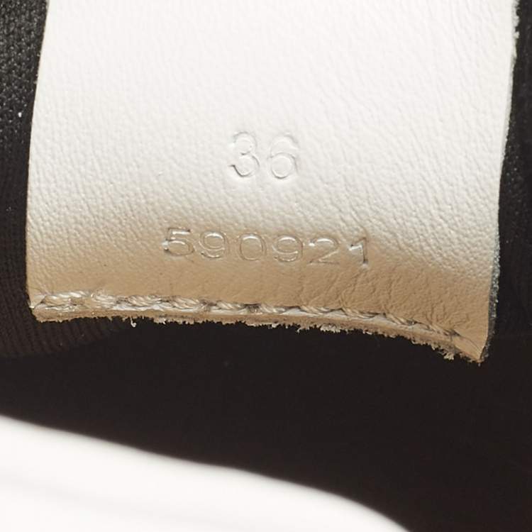 Pre Owned Loewe Flow logo Size 36 Black Nylon and Suede Lace Up Sneakers