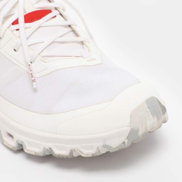 Pre Owned Loewe x ON Running Cloudventure Size 40 White Mesh Low Top Sneakers