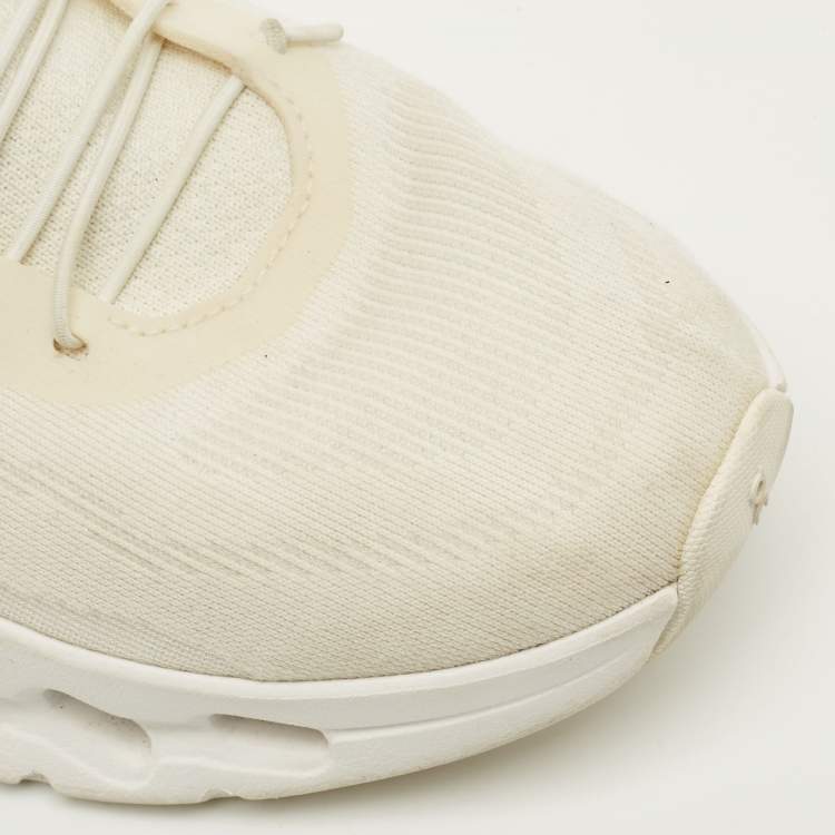 Pre Owned Loewe x On Cloudtilt  Size 38 Off White Fabric Running Sneakers