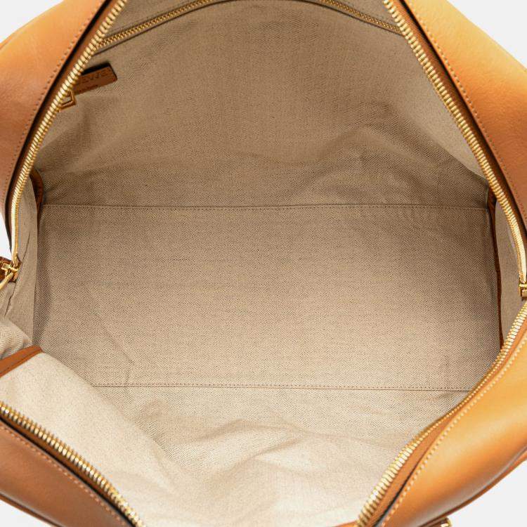 Pre Owned Extra Large Canvas and Cut Out Leather Amazona 75