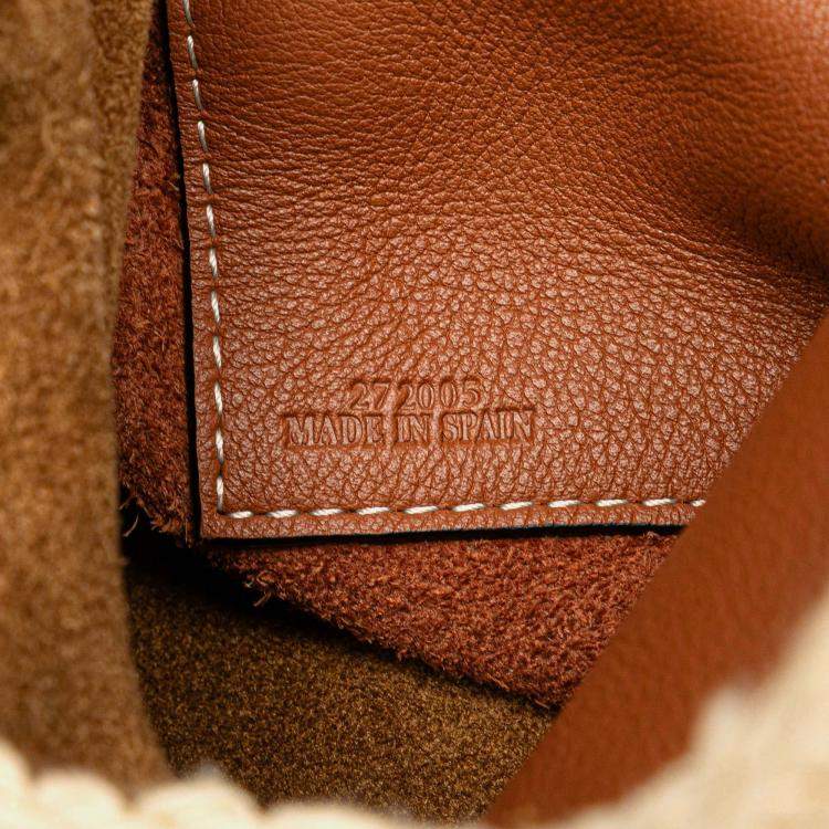 Pre Owned Loewe Knitted Shopper Backpack