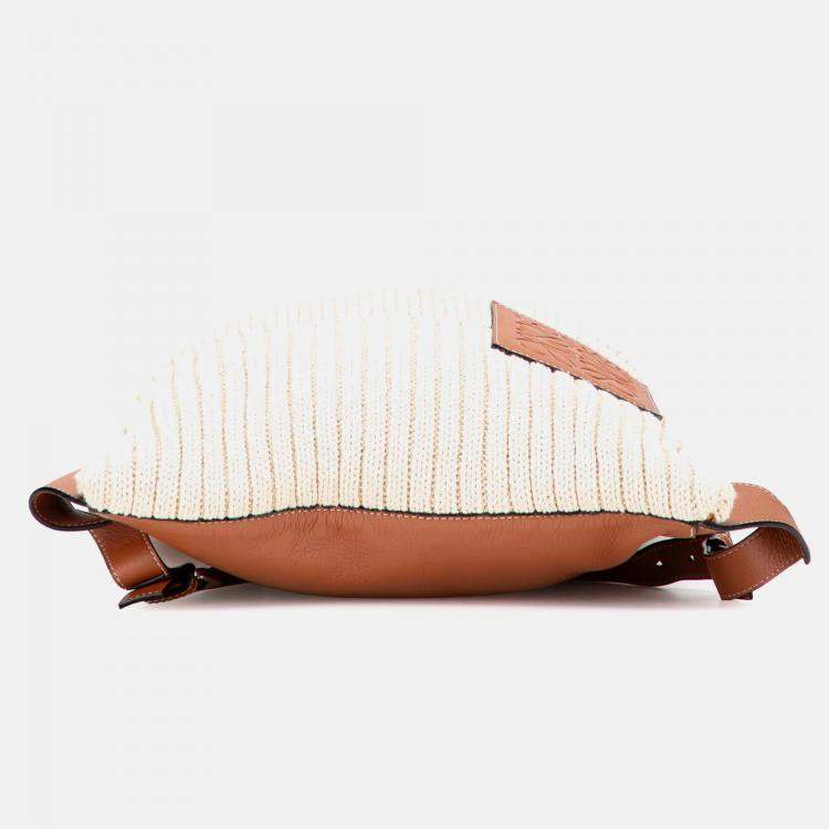 Pre Owned Loewe Knitted Shopper Backpack
