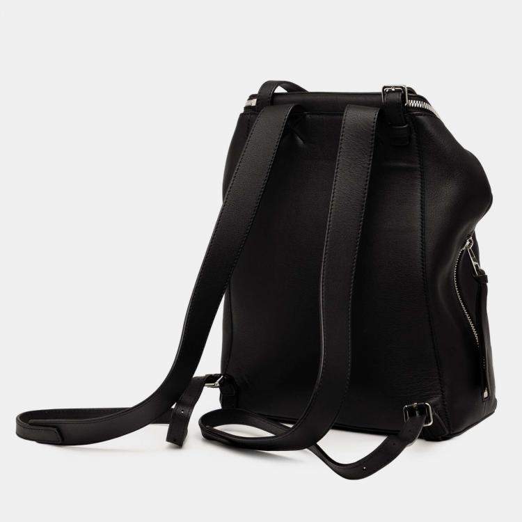 Pre Owned Loewe Small Leather Goya Stars Backpack