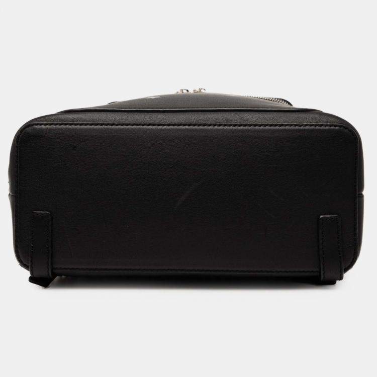 Pre Owned Loewe Small Leather Goya Stars Backpack