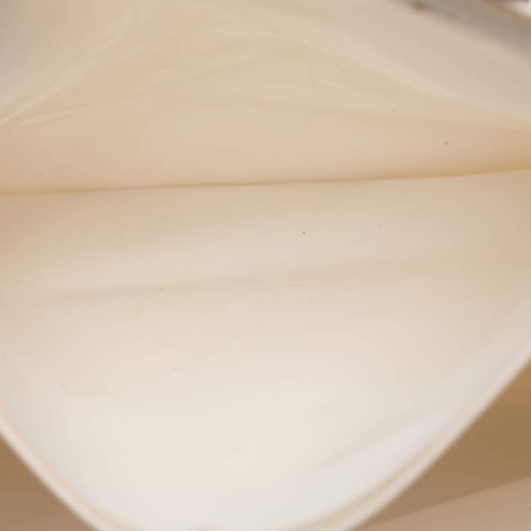 Pre Owned Longchamp Light Beige/Brown Nylon and Leather Le Pliage M Tote