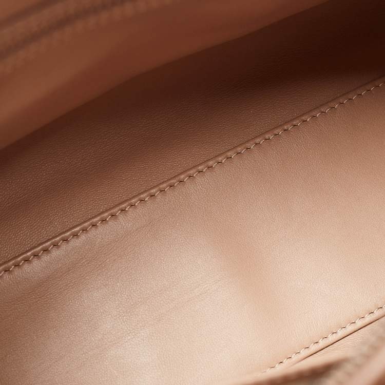 Pre Owned Longchamp Beige Leather Small Paris Premiere Tote