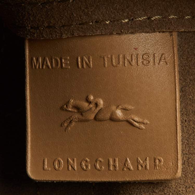 Pre Owned Longchamp Beige Leather Shop It Tote