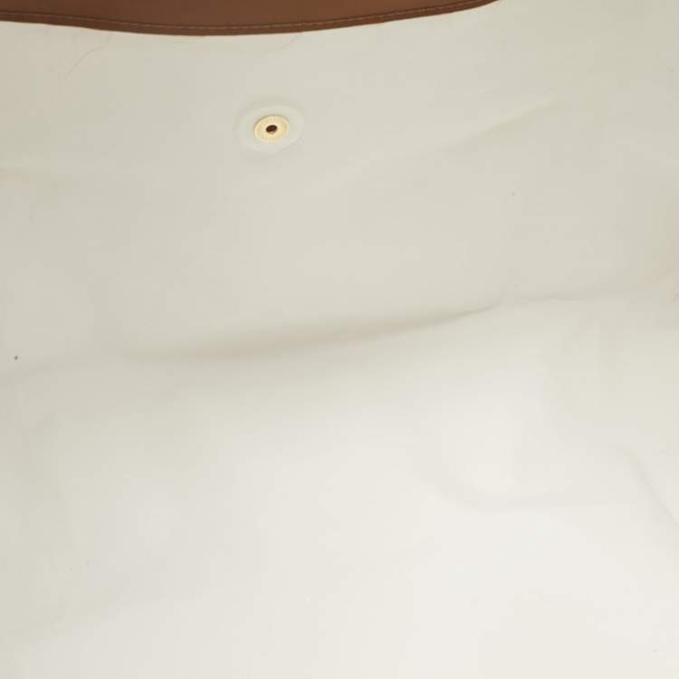 Pre Owned Longchamp Brown Nylon Le Pliage Travel Tote