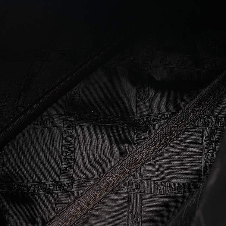 Pre Owned Longchamp Brown Leather Shoulder Bag