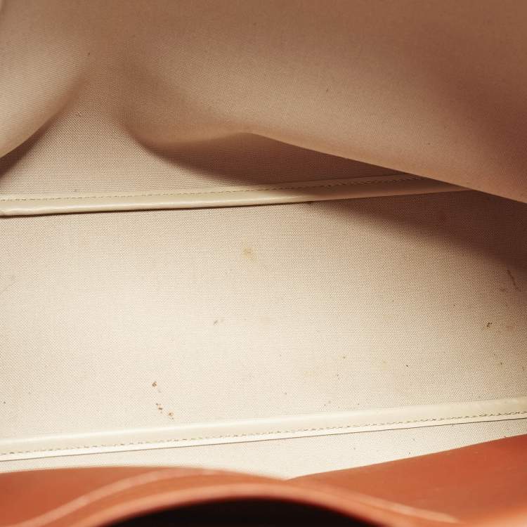 مملوكة مسبقًا Longchamp Le Pliage City L Brown Leather Tote