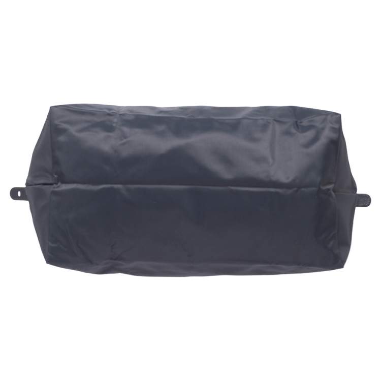 Pre Owned Longchamo Grey Nylon and Leather Le Pliage Weekender Tote