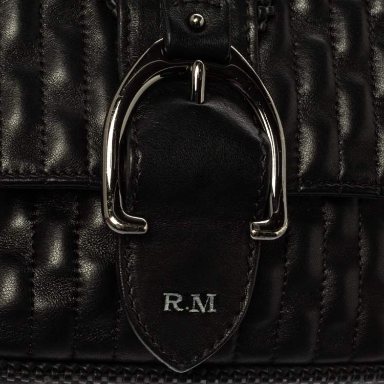 Pre Owned Longchamp Black Leather Amazone Shoulder Bag