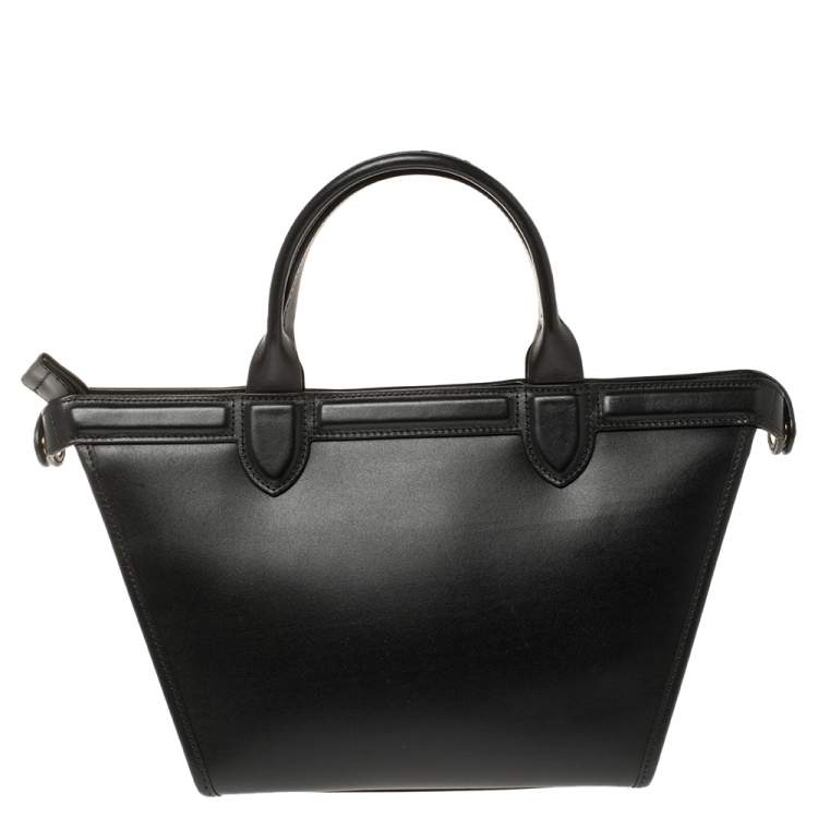 Pre Owned Longchamp Multicolor Leather and Canvas Le Pliage Heritage Tote
