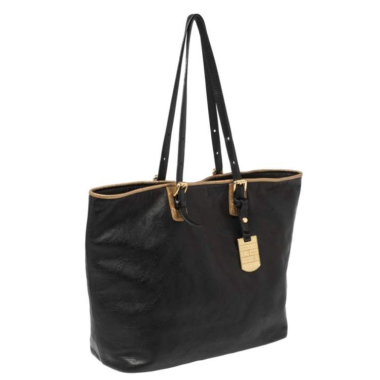مملوكة مسبقًا Longchamp Black Leather Tote