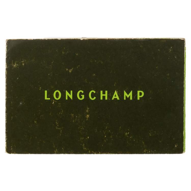 Pre Owned Longchamp Black Nylon and Leather Small Le Pliage Tote