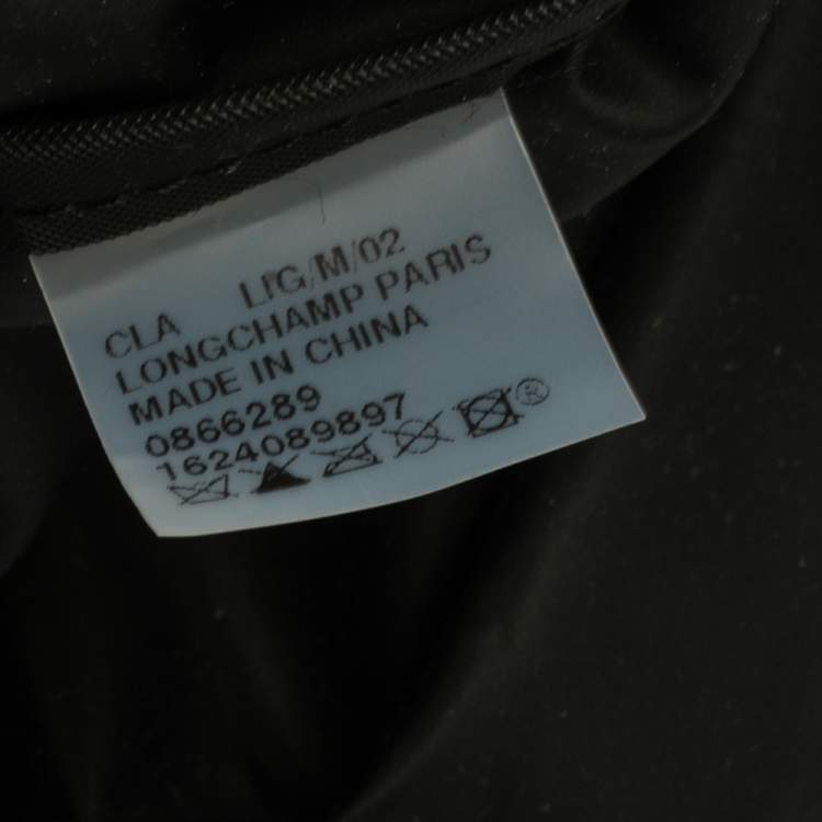 Pre Owned Longchamp Blue Nylon Large Le Pliage Travel Bag
